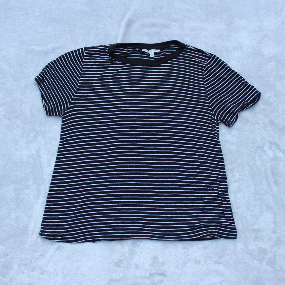 charlotte russe striped crew neck t-shirt
